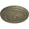 Ekena Millwork Reece Ceiling Medallion (Fits Canopies up to 2 3/8"), 12"OD x 1 3/4"P, Witch Hazel Crackle CM12REWHC - alternate 2